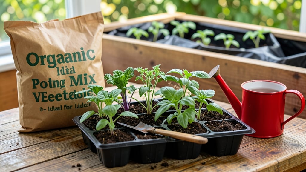 Potting Soil for Veggies: Lightweight Loam for Fast Root Growth & Bountiful Yields