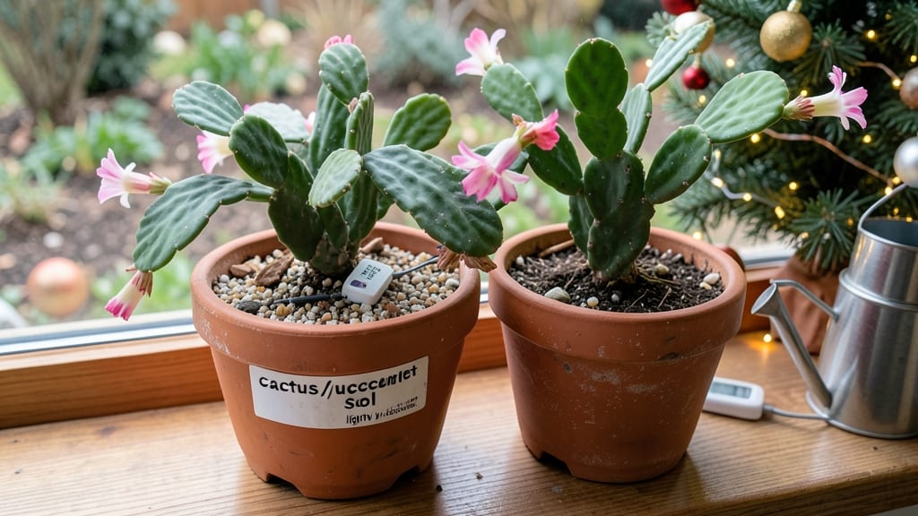 Cactus Soil for Christmas Cactus: Bloom-Boosting Airy Mix for Vibrant Flowers