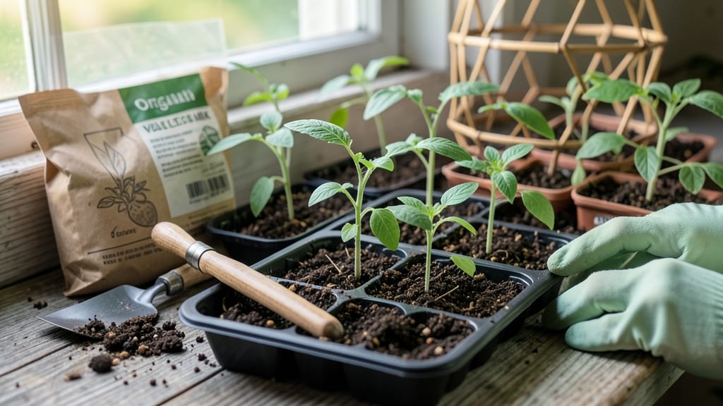 Potting Soil for Tomato Seedlings: Lightweight Loam for Strong Starts and Fast Growth