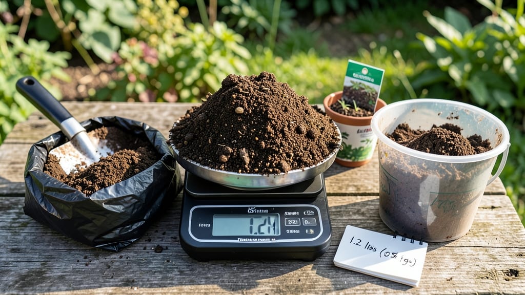 How Much Does a Scoop of Topsoil Weigh: Standard Volume-to-Weight Chart for Gardeners