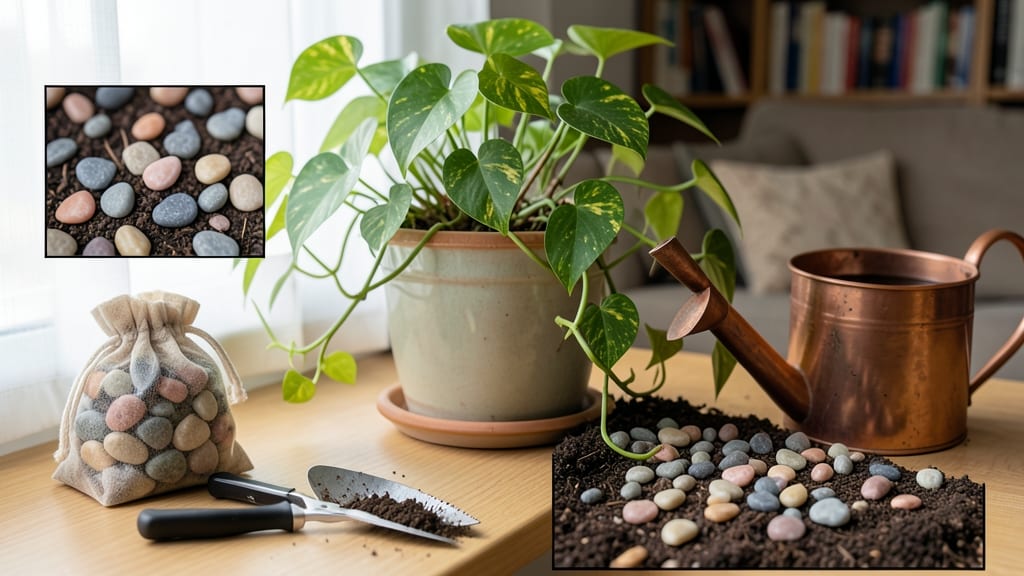 Should You Put Pebbles on Top of Soil for Indoor Plants: Expert Pros and Cons