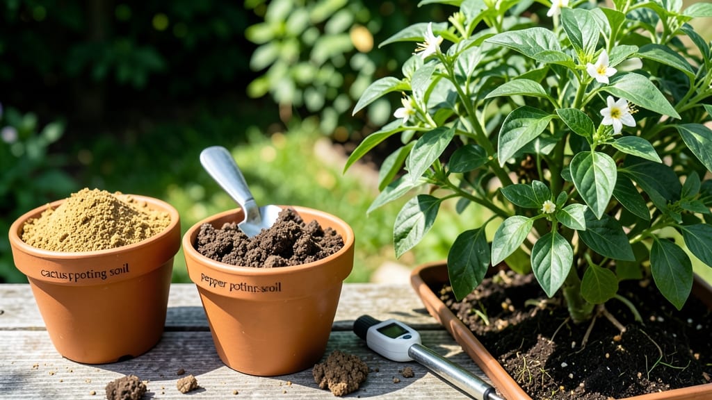 Can You Use Cactus Potting Soil for Peppers: Drainage Trade-Offs and Root Health Risks