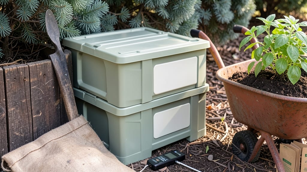 Soil Storage Bins: Stackable Organization for Seed Savings and Bulk Soil