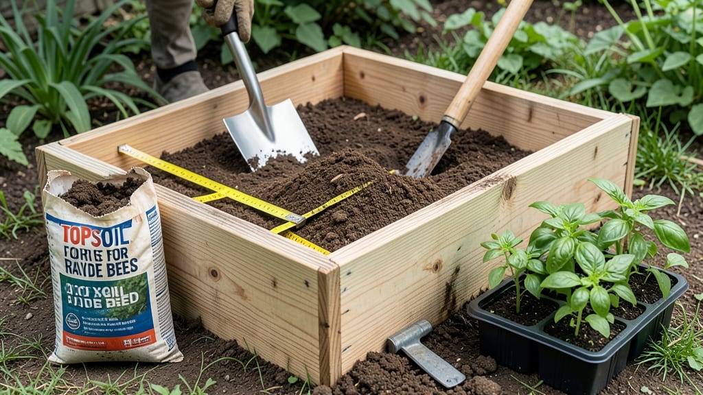 How Much Soil Needed for 4x4 Raised Bed: Depth and Volume Guide by Plant Type