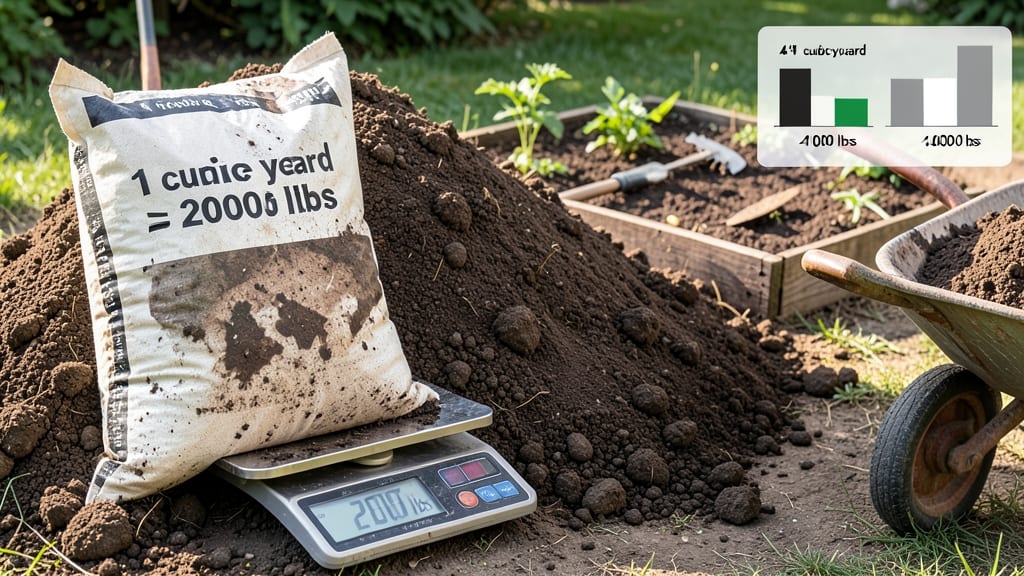 Cubic Yard Topsoil Weight: Exact Pounds by Moisture and Compaction Levels
