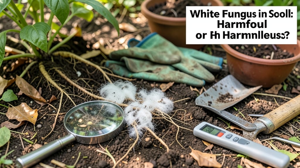 Is White Fungus in Soil Bad: Signs, Causes, and Safe Removal Guide