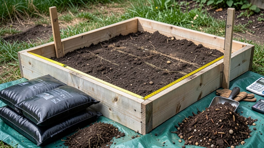How Much Soil Needed for Raised Beds: Calculate Cubic Feet by Depth and Size