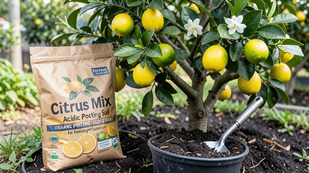 Potting Soil for Citrus Plants: Acidic Loam Blend for Thriving Growth