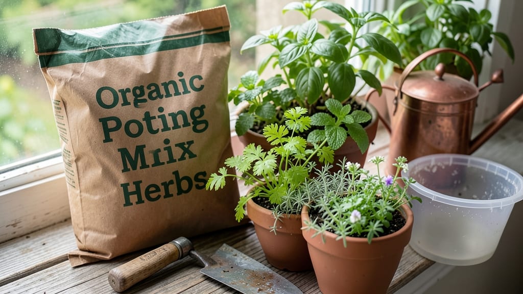 Potting Soil For Herbs: Lightweight Loam With Perfect Drainage & Root Support