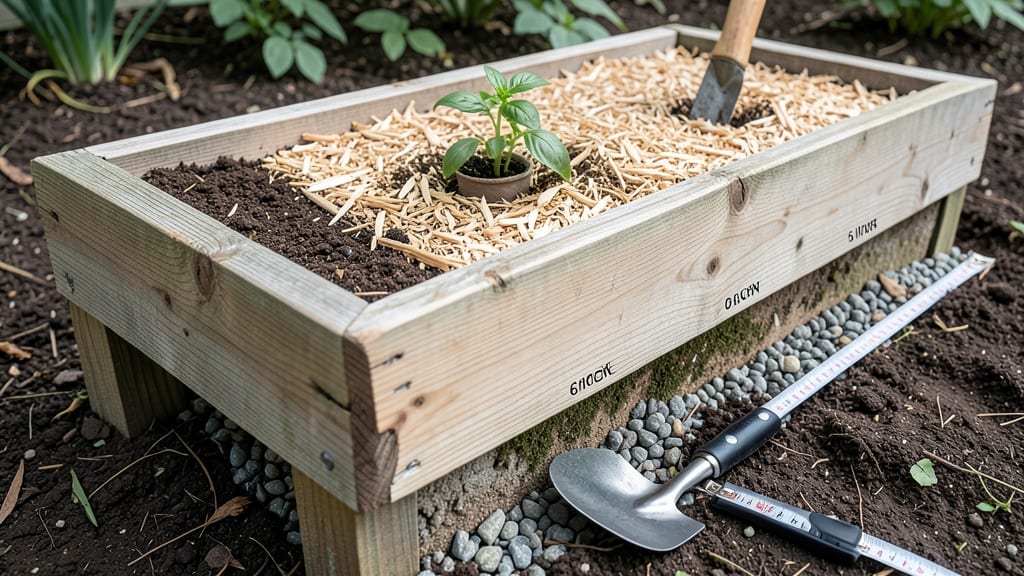 Raised Garden Bed Soil Depth: 6-Inch Rule for Root Success