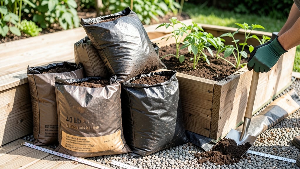 How Many Bags of Soil Needed for Raised Bed: Calculator by Bed Size and Depth
