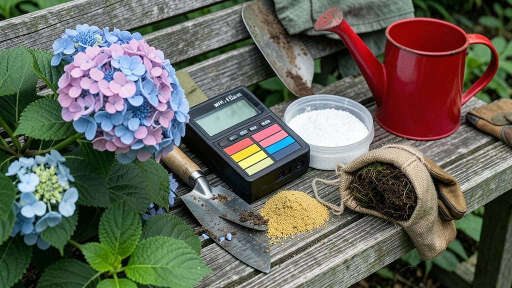 How to Make Soil Acidic for Hydrangeas: Blue-Bloom Science Using Coffee Grounds and Pine Needles